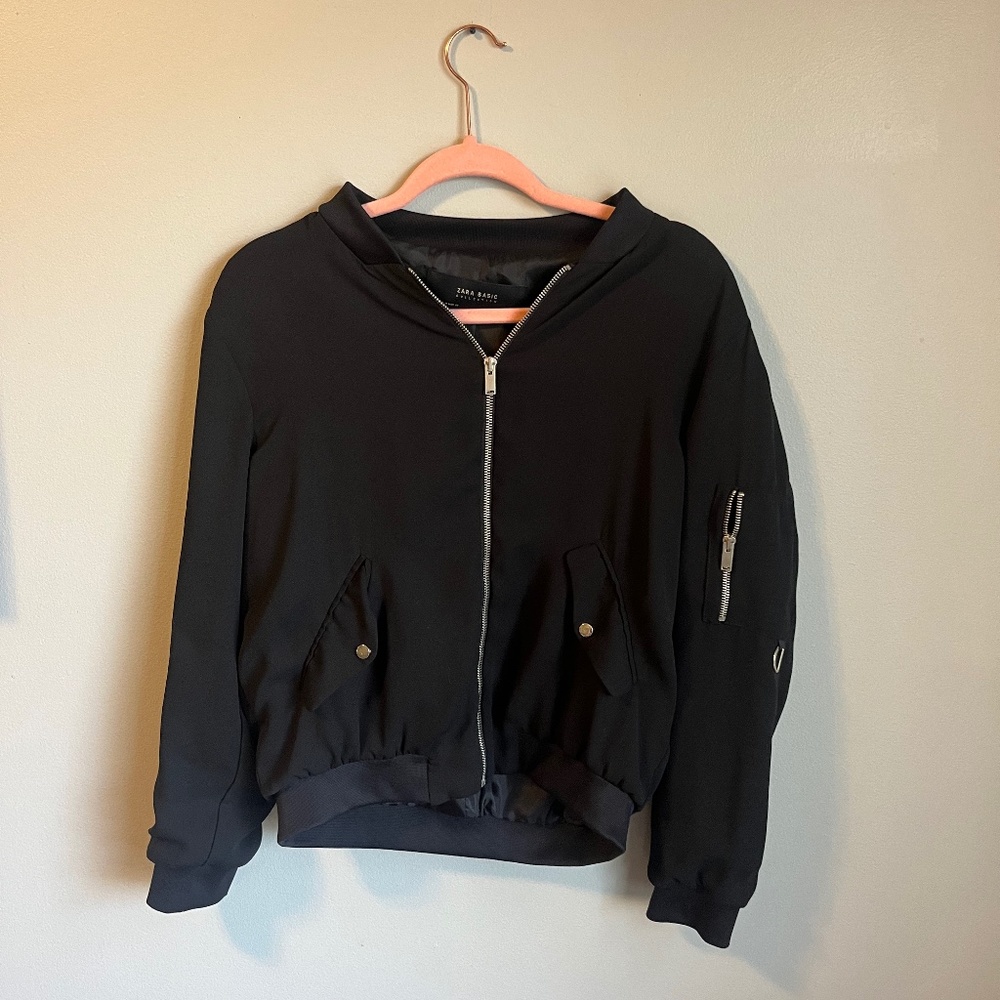 Zara light bomber jacket